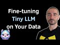 Finetuning tiny llm on your data  sentiment analysis with tinyllama and lora on a single gpu