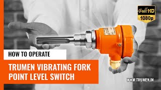 Vibrating Fork Point Level Switch for Solids, Powder and Granuals,
