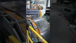 High Speed Steel Slitting Line With Dual Rewinding | Fully Automatic Metal Slitting Machine