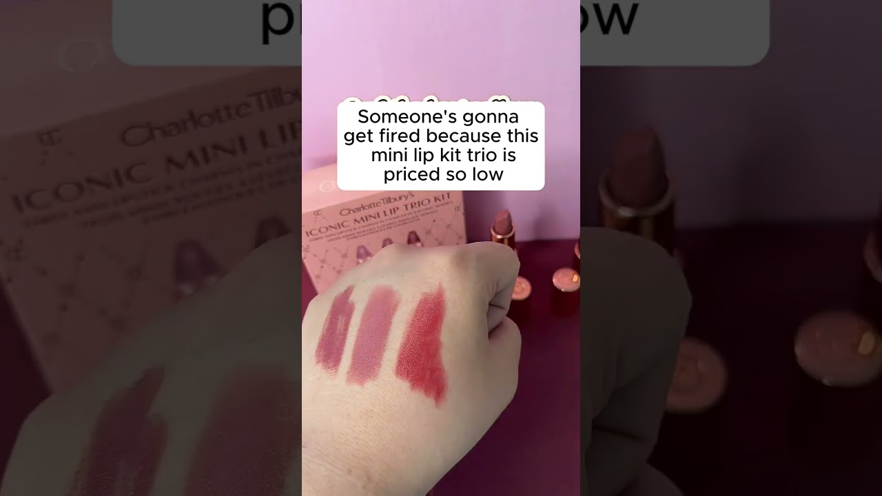 Snag the travel-sized lipstick gift set on sale! 