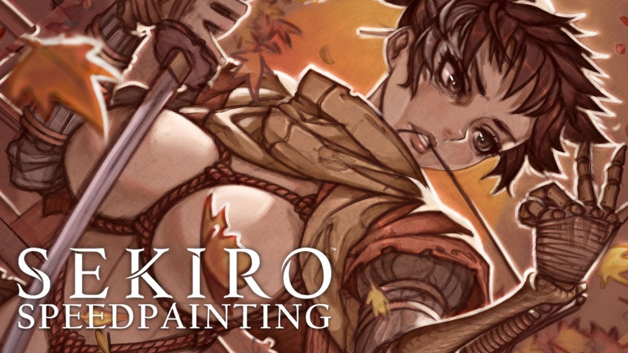 SEKIRO SHIBARI OUTFIT SPEEDPAINTING!