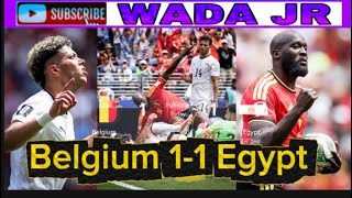 🇧🇪1-1🇪🇬 Egypt drawing Belgium is an evidence that African football have really improved