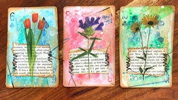 Process Video - Altered Playing Card - Technique 1