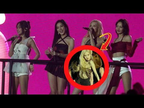 BLACKPINK shines with new outfits in Paris, Rosé lost weight alarmingly, exposing thin ribs on stage