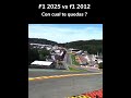 La f1 de 2025 vs la f1 de 2012