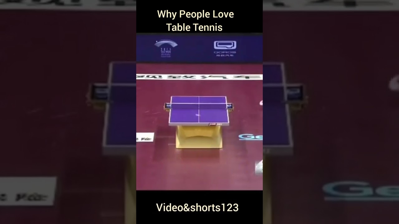 WHY PEOPLE LOVE TABLE TENNIS. 