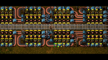 Factorio - Most Compact Belt-, Lane-, and (almost) Load-Balanced Train Unloader (to my knowledge)