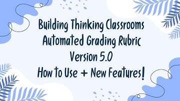 BTC Auto Grading Rubric (Ver 5.0): How To Use + NEW FEATURES!