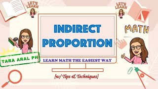 How to solve indirect proportion problems