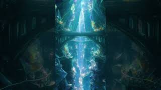 Crystal City Macro#AIStories #FantasyCity #CrystalPunk #SciFiArt #MagicWorld
