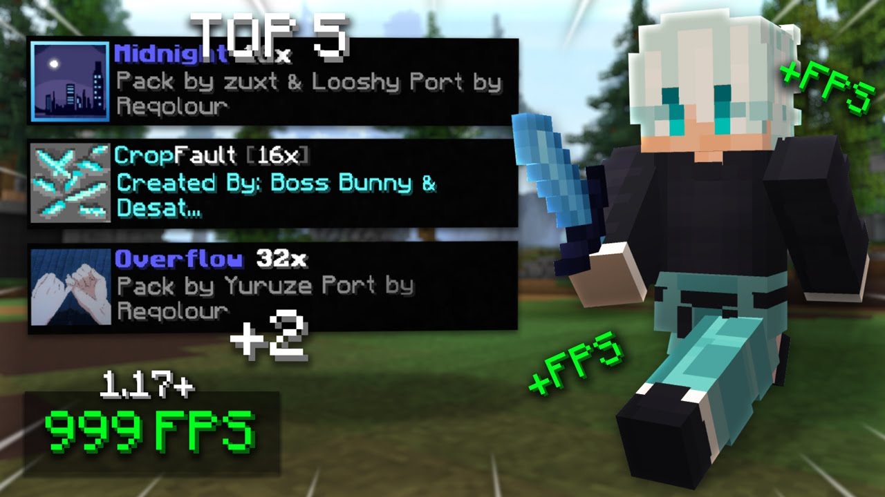 TOP 5 MCPE PVP TEXTURE PACKS (1.17+) *FPS BOOST* #2 | Minecraft Bedrock ...