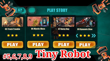 TINY ROBOTS RECHARGED - Levels 5-9 - Gameplay Part 2 (iOS, Android)