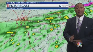 A nearly 40-degree temperature drop & rain for Tuesday (Monday 5 PM Update 12-9-19)