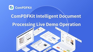 ComIDP | ComPDFKit Intelligent Document Processing Live Demo Operation