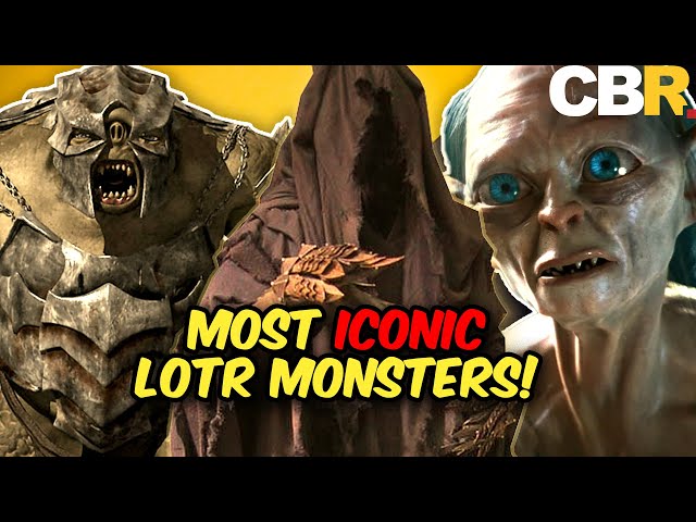 10 Most ICONIC Lord Of The Rings Monsters, Ranked! - YouTube
