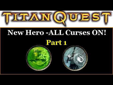 Titan Quest AE - ALL Curses On, Nature + Defence mastery PART 1