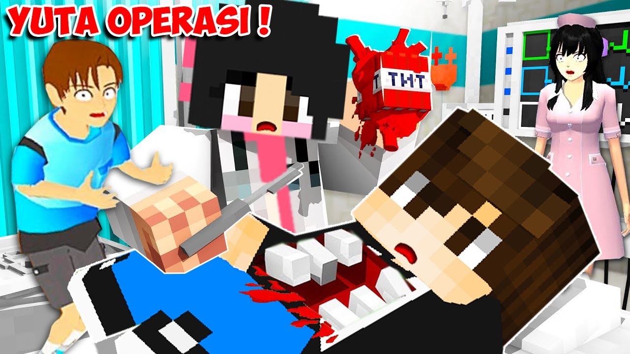 Yuta Jatuh Sakit Dan Operasi Jantung 😱 Mio Takut ~ Sakura Minecraft Indonesia