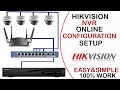 how to connect & online hikvision nvr | hikvision nvr network setup