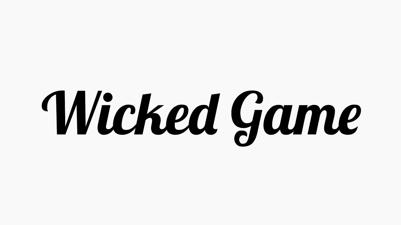 Wicked Game/Chris Isaak Cover/Jason Falco