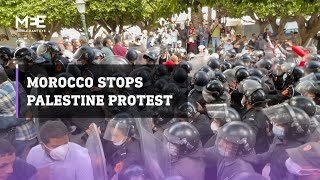 Police in Morocco disrupt Palestine solidarity protest