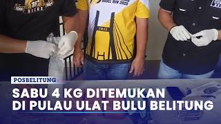 Sabu 4 Kg Kembali Ditemukan di Pulau Ulat Bulu Belitung, Polisi Lanjutkan Patroli
