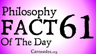 Philosophy Fact of the Day 61 #Shorts