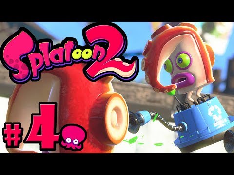 Splatoon 2 - Single Player PART 4 - Switch Gameplay Walkthrough - Story Mode World 3 + Hero Slosher