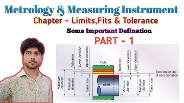 LEC -15 | Limits,Fits & Tolerance | Some Important Defination | Part -1| MMI By Narendra Maurya