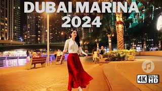 DUBAI MARINA || Amazing Marina [ 4K ]  Walking Tour