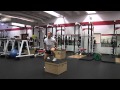 Lateral split box jump