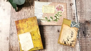 Using Up Leftovers - Building Up Your Stash - Trash to Treasures - The Botanicals - Junk Journal