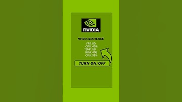 How to Easily Turn On/Off Statistics in NVIDIA