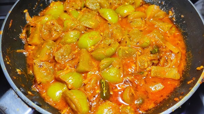 कच्चे हरे टमाटर की स्वादिष्ट सब्जी। Green Tomato Sabji Recipe। ShivaniKiRasoi - YouTube