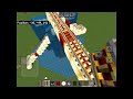 Waterfall redstone rollercoaster that glows in the dark - Minecraft Pocket Edition