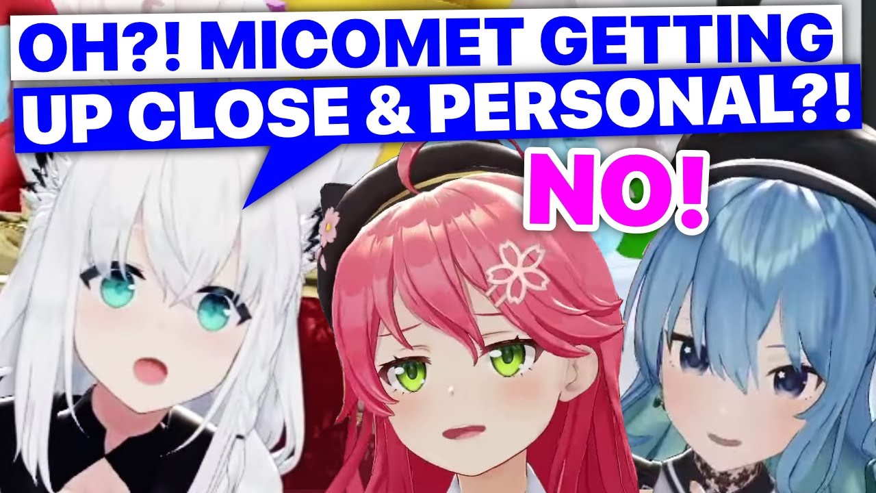 Fubuki's Imagination Runs Wild About MiComet (Feat. Miko & Suisei / Hololive) [Eng Subs]