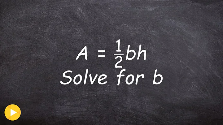 Solving literal equations made easy