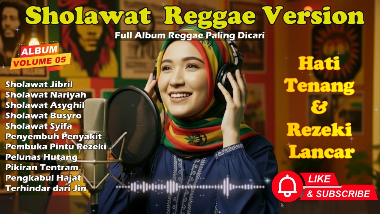 Sholawat Reggae Santai & Syahdu 🌙 | Musik Islami Penyejuk Hati | Sholawat Rindu Vol. 5