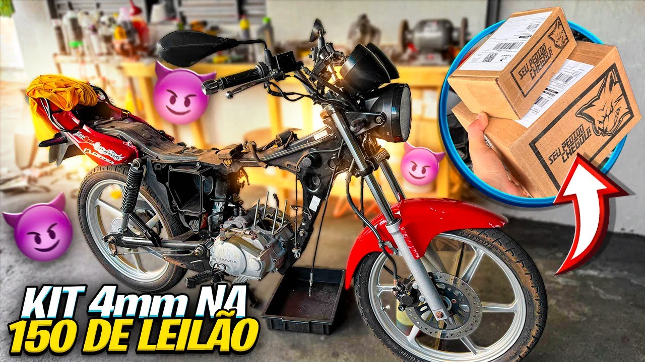 KIT 4MM e COMANDO NÍVEL 2 JET MOTOS PREPARAÇÕES NA 150 ‹‹ ESSA MOTO DEU TRABALHO ››