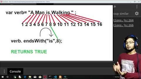 19.Matching the Ending of the String   endsWith() Method   includes Method in JavaScript