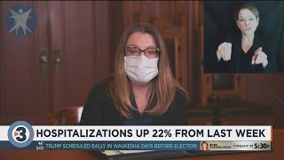 COVID-19 hospitalizations up 22% from last week