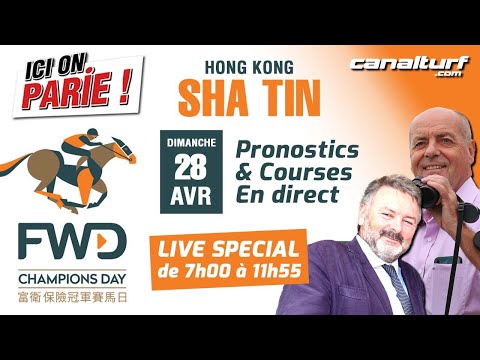 Pronostics Sha Tin (Hong Kong) et courses en live, Dimanche 28 avril 2024 avec ICI on PARIE !