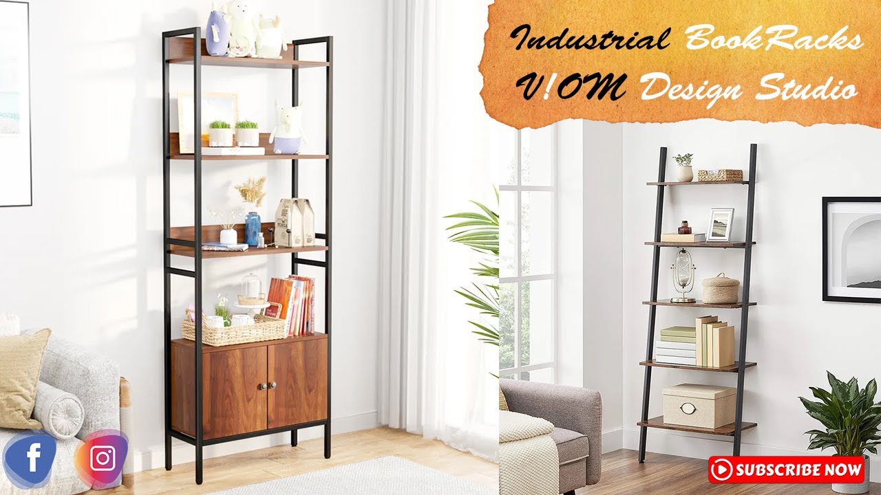 Industrial Book Racks Design Ideas for Home & Office Iron Book Stand ...