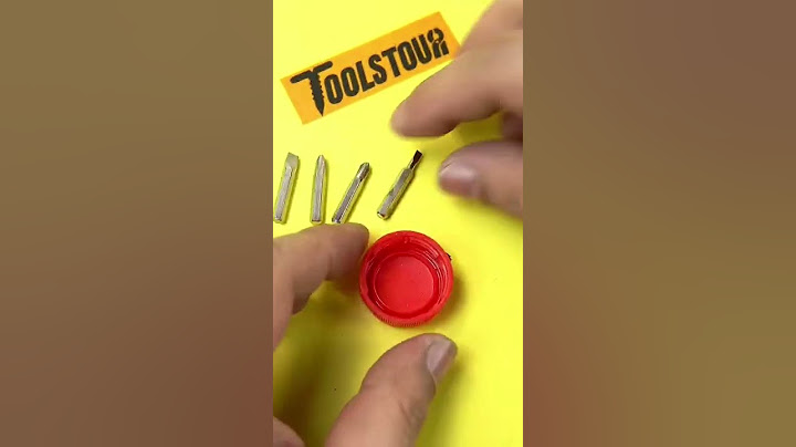 How to Make A Mini Pocket Screwdriver Kit With Plastic Bottle Cap