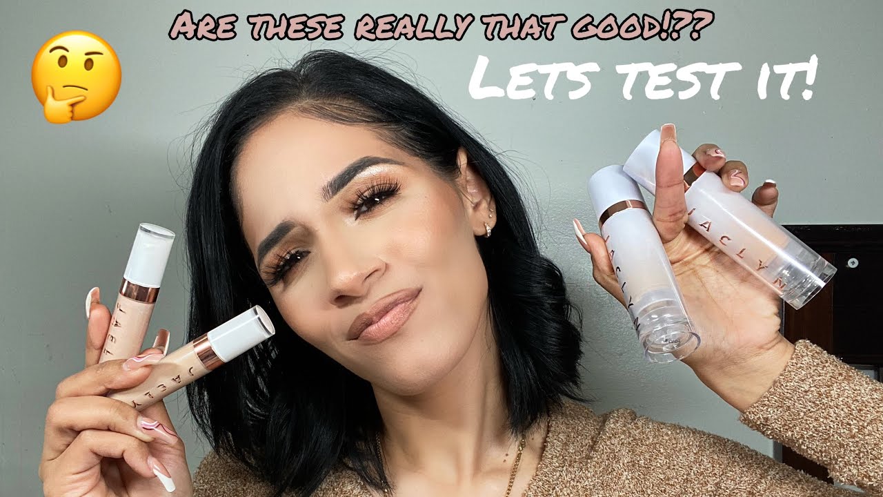 Jaclyn Cosmetics NEW Skin Tint & Concealer | review/demo | 8+Wear test | Noe Elle