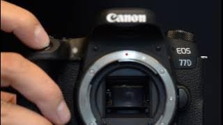 Canon EOS 77D Shutter Sound
