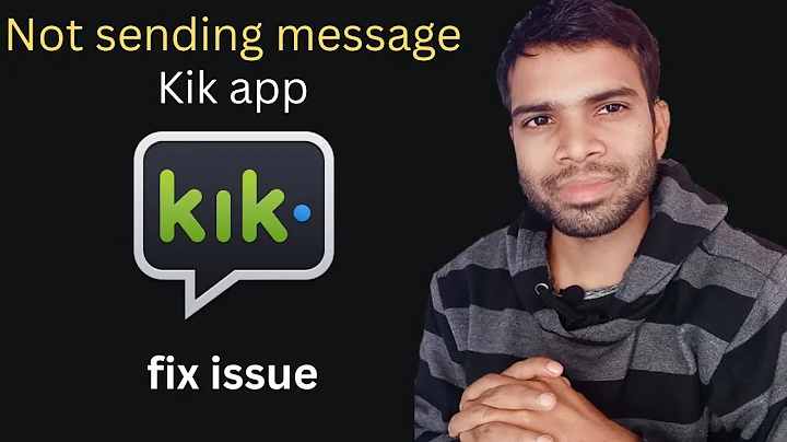 not sending message on kik app | chat issue kik application  fix