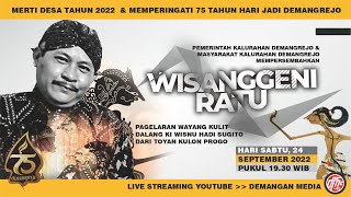 SIARAN LANGSUNG | WAYANG KULIT LAKON ' WISANGGENI RATU' KI WISNU HADI SUGITO | 24.09.2022