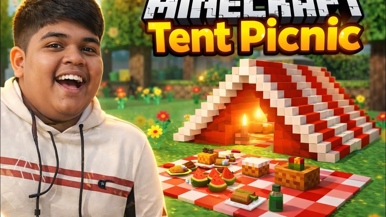 I am going to do Picnic in Minecraft | Minecraft Picnic | Part - 1 | in Hindi