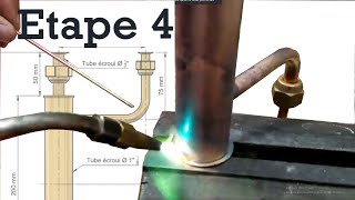 Façonnage d&#39;un échangeur de chaleur en tube de cuivre - Partie 4