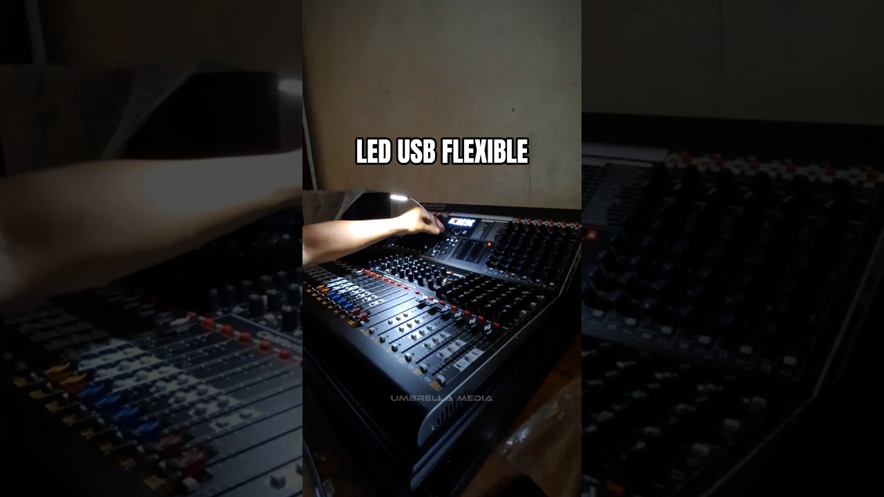 Biar terlihat pro saat mixing 🗿 lampu led usb flexible 👌🏻 
